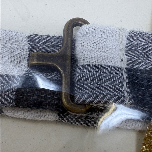 Wunderking Co Black and White Checkered Bow Tie - Picture 3 of 4